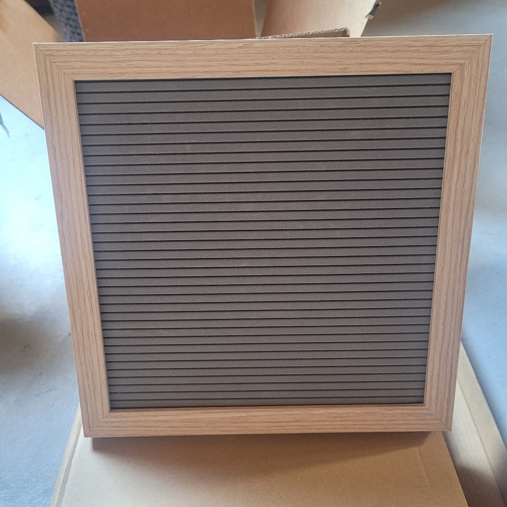 New!! Changeable letter board. Gray Felt with summer decorations.